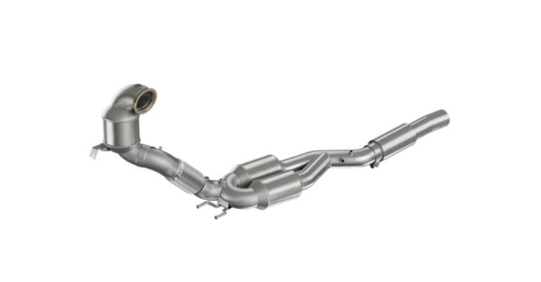 HJS Downpipe passend für VW Golf 8 R & Audi S3 8Y & Cupra Formentor & Skoda Octavia & andere 2.0 TSI Euro 6d