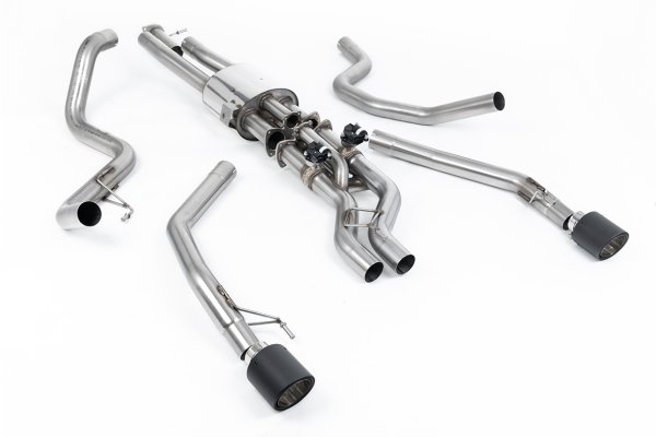 Milltek Sport Abgasanlage passend für Ford Ranger Raptor 3.0 V6 Twin Turbo - Carbon Endrohre