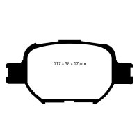 EBC Redstuff Bremsbeläge Vorderachse passend...