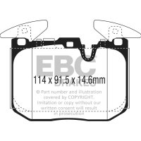 EBC Yellowstuff Bremsbeläge Vorderachse passend...