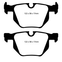 EBC Greenstuff 6000 Bremsbeläge Hinterachse passend...