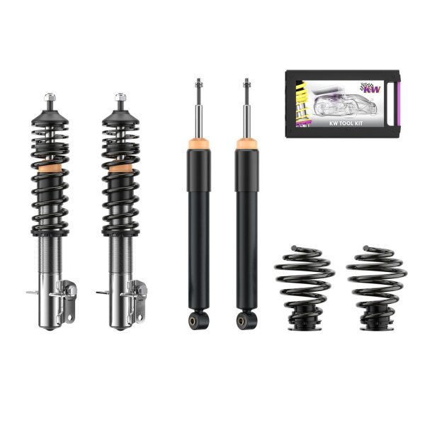 KW Gewindefahrwerk V1 Classic Line passend für AUDI 80 (B3) 89, 89Q, 8A, SF2 06/1986-10/1991 1.6 TD