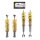 KW Gewindefahrwerk V1 inox passend für AUDI A4 Avant (B5) 8D5, B51 11/1994-12/2002 RS4 quattro