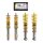 KW Gewindefahrwerk V1 inox passend für BMW 6er Cabriolet (E64) 663C, M5/M6, M560 03/2004-12/2010 650 i