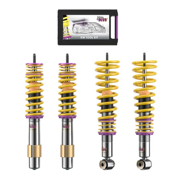 KW Gewindefahrwerk V1 inox passend für BMW 6er Cabriolet (E64) 663C, M5/M6, M560 03/2004-12/2010 635 d