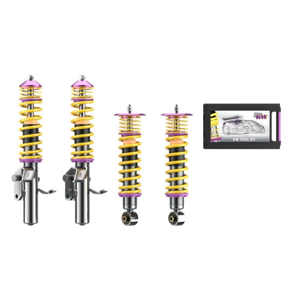 KW Gewindefahrwerk V1 inox passend für TOYOTA GT 86 Coupe (ZN6_, GC/GF) 03/2012- 2.0 (ZN6AC_, ZN6BC_)