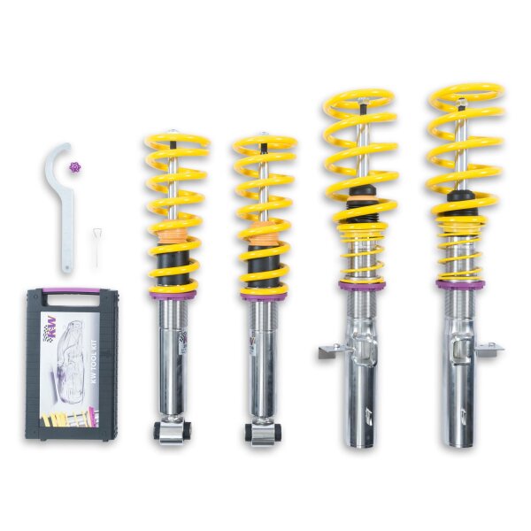 KW Gewindefahrwerk V2 inox passend für BMW X4 (F26) X3 05/2013-03/2018 M 40 i