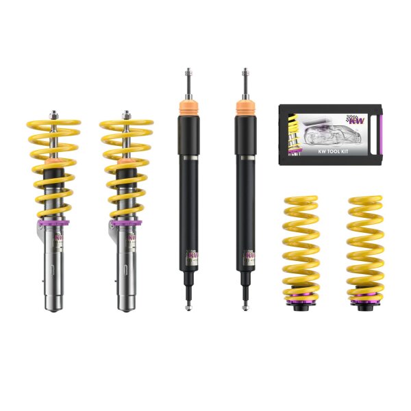 KW Gewindefahrwerk V2 inox passend für BMW 3er Cabriolet (E93) 392C, 3C, M3, M390 05/2006-12/2013 325 d