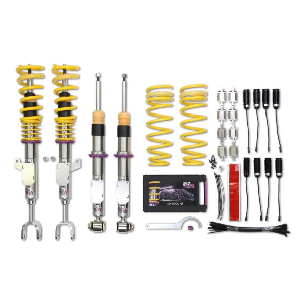 KW Gewindefahrwerk V2 Comfort (inkl. Stilllegung f. elektr. Dämpfer) passend für BMW 7er (F01, F02, F03, F04) 701, 7L, HY 02/2008-12/2015 730 i, Li