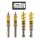 KW Gewindefahrwerk V3 inox passend für BMW 6er Cabriolet (E64) 663C, M5/M6, M560 03/2004-12/2010 645 Ci