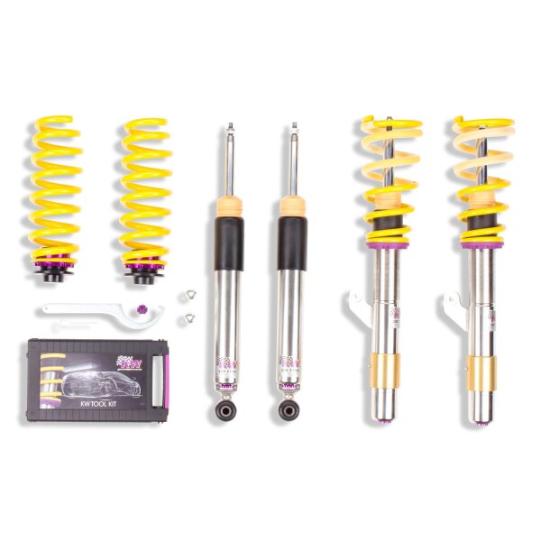 KW Gewindefahrwerk V3 inox passend für BMW 4er Coupe (F32, F82) 3C, M3, M3 GTS 07/2013- 435 i