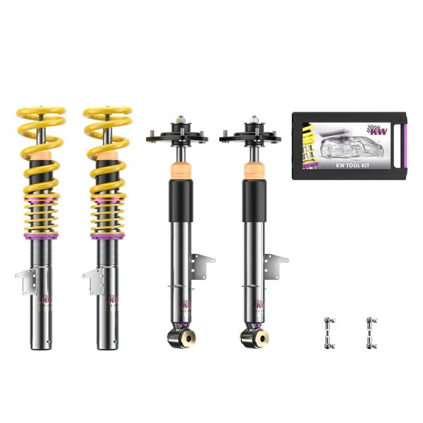 KW Gewindefahrwerk V3 inox (inkl. Stilllegung f. elektr. Dämpfer) passend für BMW X5 (E70) M7X, X-N1, X5, X70 02/2006-07/2013 M