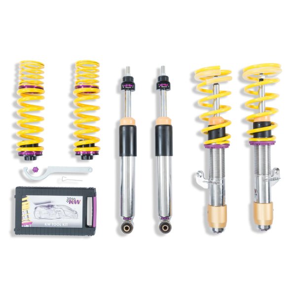 KW Gewindefahrwerk V3 inox passend für BMW 2er Coupe (F22, F87) 1C, M3 10/2012- M2