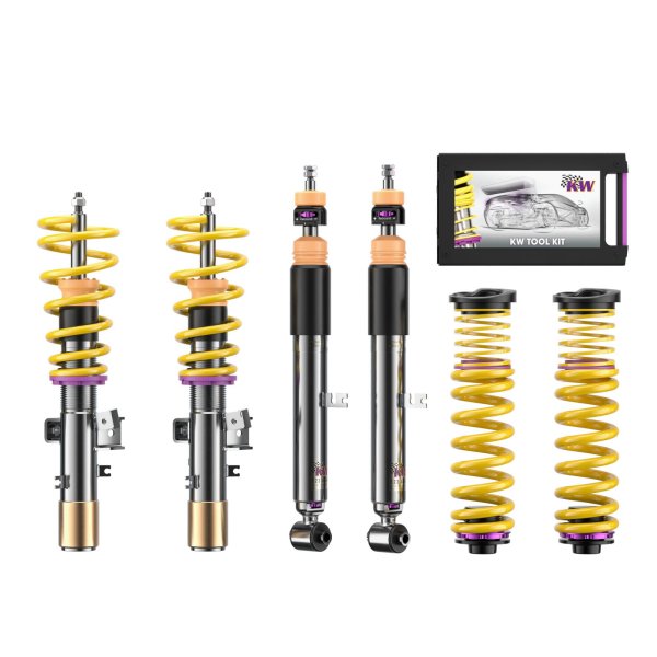 KW Gewindefahrwerk V3 inox passend für BMW 4er Gran Coupe (G26) 07/2021- 420 i