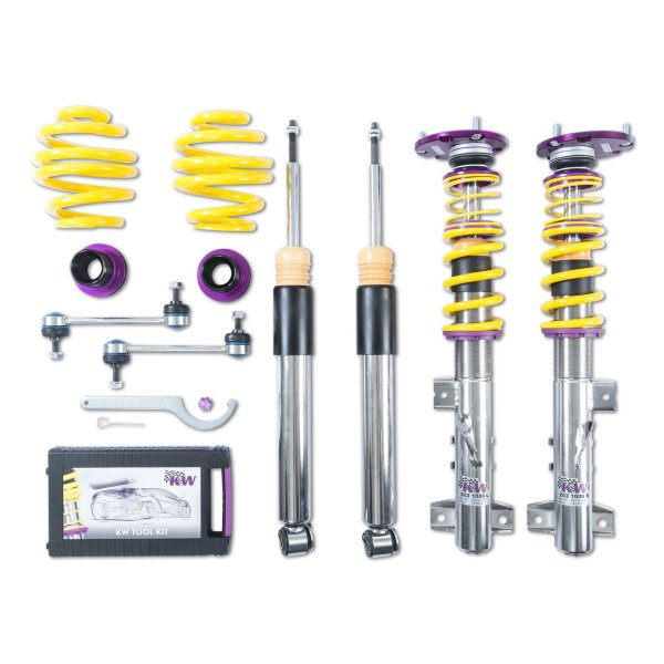 KW Gewindefahrwerk V3 Clubsport inkl. Stützlager passend für BMW 3er Cabriolet (E36) 3B, 3/B, 3/R, M3 B, M3/B 03/1993-11/1999 M3 3.2