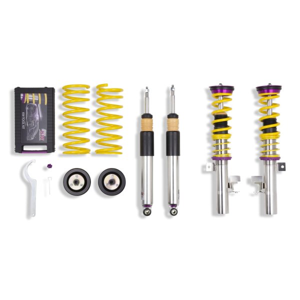 KW Gewindefahrwerk V3 inox passend für FORD FOCUS III (DYB_) 07/2010- 2.0 TDCi ST