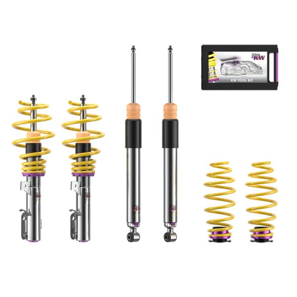 KW Gewindefahrwerk V3 inox passend für FORD FIESTA VI (JA8_, CB1, CCN) 06/2008- 1.6 ST