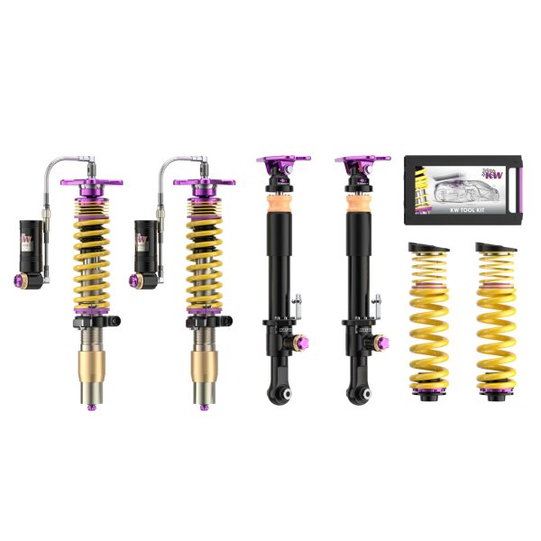 KW Gewindefahrwerk V4 Clubsport inkl. Stützlager (inkl. Stilllegung f. elektr. Dämpfer) passend für BMW 3er (G20, G80) G3L 11/2018- M3 Competition