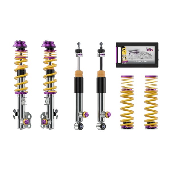 KW Gewindefahrwerk V4 Clubsport inkl. Stützlager passend für TOYOTA YARIS (_P21_, _PA1_, _PH1_) 02/2020- 1.6 GR 4WD (GXPA16)