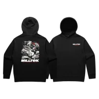 Milltek Hoodie Black Summer - Größe L