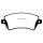 EBC Greenstuff Bremsbeläge Vorderachse passend für Toyota Corolla E12 1.8 VVTL-i TS