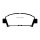 EBC Greenstuff Bremsbeläge Vorderachse passend für Toyota Avensis Liftback T22 1.8 VVT-i