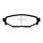 EBC Greenstuff Bremsbeläge Hinterachse passend für Subaru Outback BL 3.6 R