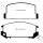 EBC Greenstuff Bremsbeläge Hinterachse passend für Toyota MR2 II W3 1.8 16V VT-i