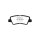 EBC Greenstuff Bremsbeläge Hinterachse passend für Hyundai i20 Coupe GB 1.4 CRDi