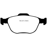 EBC Greenstuff Bremsbeläge Vorderachse passend...