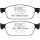 EBC Greenstuff Bremsbeläge Vorderachse passend für Ford Fiesta 6 CB1 1.5 TDCi