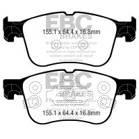 EBC Greenstuff Bremsbeläge Vorderachse passend...