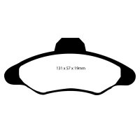 EBC Greenstuff Bremsbeläge Vorderachse passend...