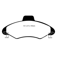 EBC Greenstuff Bremsbeläge Vorderachse passend...