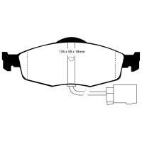 EBC Greenstuff Bremsbeläge Vorderachse passend...