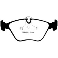 EBC Greenstuff Bremsbeläge Vorderachse passend...