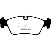 EBC Greenstuff Bremsbeläge Vorderachse passend...