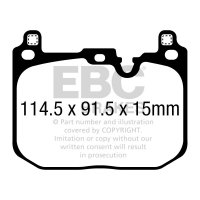 EBC Greenstuff Bremsbeläge Vorderachse passend...