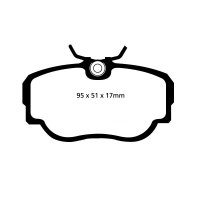 EBC Greenstuff Bremsbeläge Vorderachse passend...
