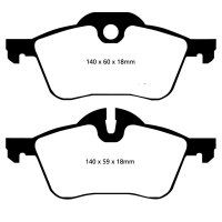 EBC Greenstuff Bremsbeläge Vorderachse passend...