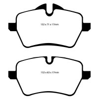 EBC Greenstuff Bremsbeläge Vorderachse passend...