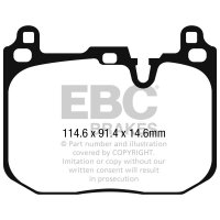 EBC Greenstuff Bremsbeläge Vorderachse passend...