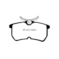 EBC Greenstuff Bremsbeläge Hinterachse passend...