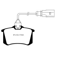 EBC Greenstuff Bremsbeläge Hinterachse passend...