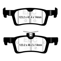 EBC Greenstuff Bremsbeläge Hinterachse passend...