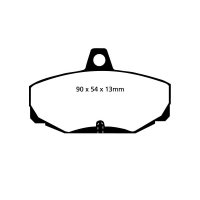 EBC Greenstuff Bremsbeläge Hinterachse passend...