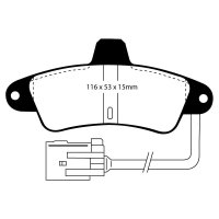 EBC Greenstuff Bremsbeläge Hinterachse passend...