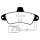 EBC Greenstuff Bremsbeläge Hinterachse passend für Ford Mondeo II Stufenheck BFP 2.5 24V