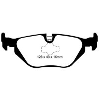 EBC Greenstuff Bremsbeläge Hinterachse passend...