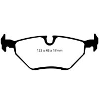 EBC Greenstuff Bremsbeläge Hinterachse passend...